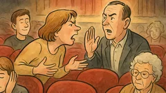 Vic: Par se krega v gledališču...