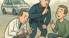 Vic: Policist po trku utiša »mrtveca«
