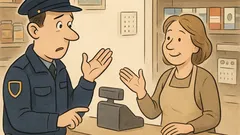 Vic: Policist vstopi v trgovino in vpraša…