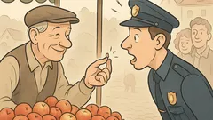 Vic: Policist na tržnici kupuje semena