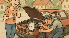 Vic: Blondinka prodaja avto, a ne najde kupca