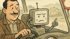 Vic: Mujo v avtu z računalnikom...