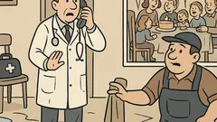 Vic: Poči cev v hiši pri zdravniku...