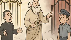 Vic: Duhovnik in voznik pred svetim Petrom