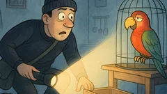 Vic: Vlomilec v hišo, »Jezus te gleda!«