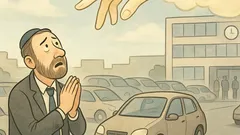 Vic: Yitzak pred razgovorom išče parkirišče