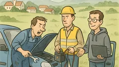 Vic: V avtu se peljeta mehanik...