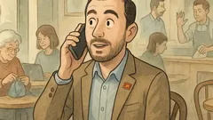 Vic: Črnogorec sedi v kavarni…