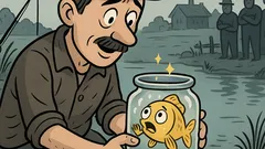 Vic: Mujo ujame zlato ribico...