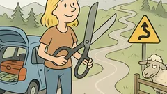 Vic: Zakaj blondinka vzame s sabo škarje?