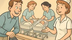 Vic: Oče v porodnišnici sprašuje …