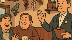 Vic: Mujo in Haso sedita v gostilni...