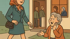 Vic: Fata gre na glasovanje v čevljih 46