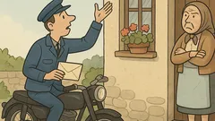 Vic: Poštar pride k babici z motorjem…