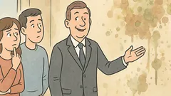 Vic: Mlad par ogleduje hišo na prodaj