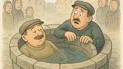 Vic: Mujo in Haso padeta v vodnjak