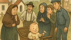 Vic: V vasi se rodi dojenček...