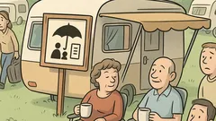 Vic: Zakonca s prikolico na dopust