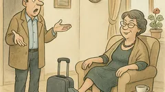 Vic: Muji je prišla tašča na obisk