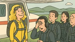 Vic: Zakaj plavolaska ne more v padalce?