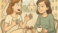 Vic: Dve prijateljici se pogovarjata o obljubah