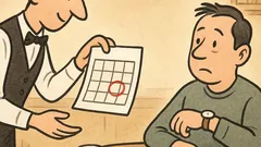 Vic: »Čas je denar,« rekel natakar …