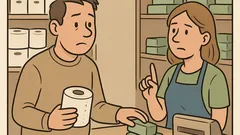 Vic: Mujo vstopi v trgovino po papir