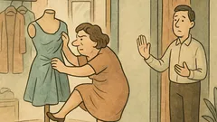 Vic: Ženska vstopi v trgovino ...