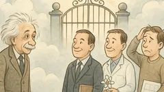 Vic: Einstein v čistilišču sreča tri Hrvate