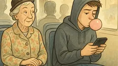 Vic: Žvečilka na avtobusu povzroči zmedo