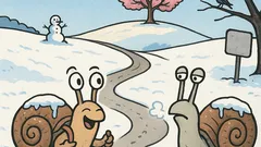 Vic: Govorita si dva polža: češnje?