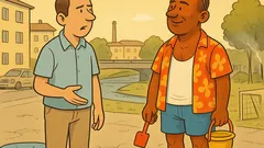 Vic: Auu... Mujo, zakaj si temen?