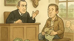 Vic: Sodnik vpraša obdolženca o zajcu