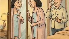 Vic: Žena pred ogledalom išče kompliment