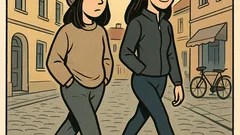 Vic: Dve punci gresta po ulici...