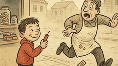 Vic: Deček kupi žvečilni gumi …