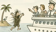 Vic: Kapitan, kdo je tisti na otoku?