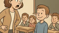 Vic: Učiteljica vpraša Muja, koliko je star oče