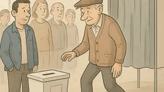 Vic: Štefek gre na volitve v prevelikih čevljih