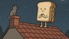 Vic: Zakaj sendvič ponoči stoji na strehi?