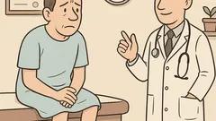 Vic: Mujo hudo bolan pri zdravniku…