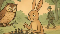 Vic: Sova vpraša zajca: »Šah?«