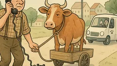 Vic: Krava krepala, kmet kliče veterinarja