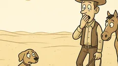 Vic: Kavboj hodi s psom in konjem