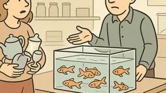 Vic: Mila kupi akvarij, ribice umrejo