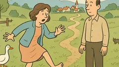 Vic: Žena vpraša moža: Kaj če padem?