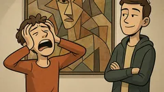 Vic: Dva fanta pred Picassovo sliko…