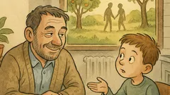 Vic: »Oče, je imel Adam taščo?«